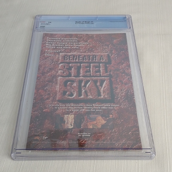 D.C. Vertigo Books of Magic #1 CGC graded 9.4 White Pages - Picture 6 of 10